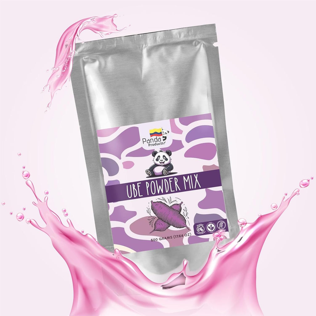 Ube Powder | Ideal for Bubble Teas, Smoothies, Slushes and Desserts | 17.64 oz | by Panda Products