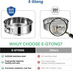 9 Inch Springform Cake Pan, Stainless Steel Springform Pans, Leakproof & Nonstick Cheesecake Pan with Removable Bottom, Round Spring Form Cake Pan For Baking