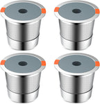 Reusable K Cups | Reusable K Cups for Keurig 1.0 & 2.0 Single Cup Coffee Makers,Stainless Steel Integrated Mesh Strainer keurig accessories (4 pack)