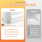 Silicone Baking Mat Roll - Best German Silicone - Non-slip Silicone Pastry Mat, Non-Stick Reusable Air Fryer Linner, Counter Mat, Oven Liner, Freeze Dryer Mat - 12IN x 10.7FT