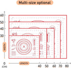 Silicone Pastry Baking Mat Dough - 16x24Inch Large Non Stick Slip Cookie Bread Rolling Mats Sheet, Kitchen Counter Kneading Cooking Board Pad Matt with Measurement for Pie Pizza Cookies Fondant Making