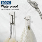 pickpiff Wall Hooks for Coat and Towel: 13LB Adhesive Door Hanger Stick on, Brushed Nickel