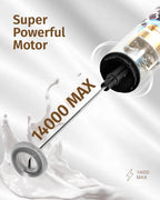 Milk Frother Rechargeable with Cover - Coffee Frother Wand, Drink Mixer Handheld with 2 Detachable Stainless Whisks 2 Speed Adjustable for Latte, Cappuccino, Hot Chocolate, Egg, White Floral