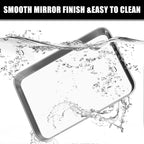 Baking Sheet Cookie Sheet Set of 2, Umite Chef Stainless Steel Baking Pans Tray Professional 10.39x8.07x1inch, Non Toxic & Healthy, Mirror Finish & Rust Free, Easy Clean & Dishwasher Safe