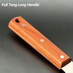 Vovoly Extra Wide Griddle Scraper, 5.5''x5.5'' Smashed Burger Scraper Grill Scraper Spatula Burger Turner - Full Tang Wooden Handle Professional Grade Grill Accessories, Knife Grade Stainless Steel