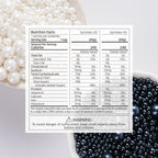 Edible Black and White Sprinkles, White Pearl Sprinkles, Black Sugar Pearls, Edible Pearls for Cake Decorating, Cupcakes, Ice Cream Toppers, Macarons, and Cookies(4.23oz)