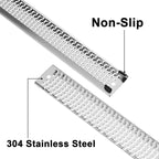 Lemon Zester, Stainless Steel Kitchen Cheese Grater, Plastic Cover Ergonomic Soft Orange Handle