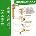 Jimoco® Syrup Pump Dispenser + Torani® Lime Syrup, 25.4 oz - Coffee Syrup Pump & Flavoring Bundle