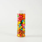 Kasvan Rainbow Pearl Sugar sprinkles - Edible Candy Pearls 130g/4.58 Oz, Mix Size Cake Candy, Decorate Cakes, Cookies, Ice Cream (Rainbow)