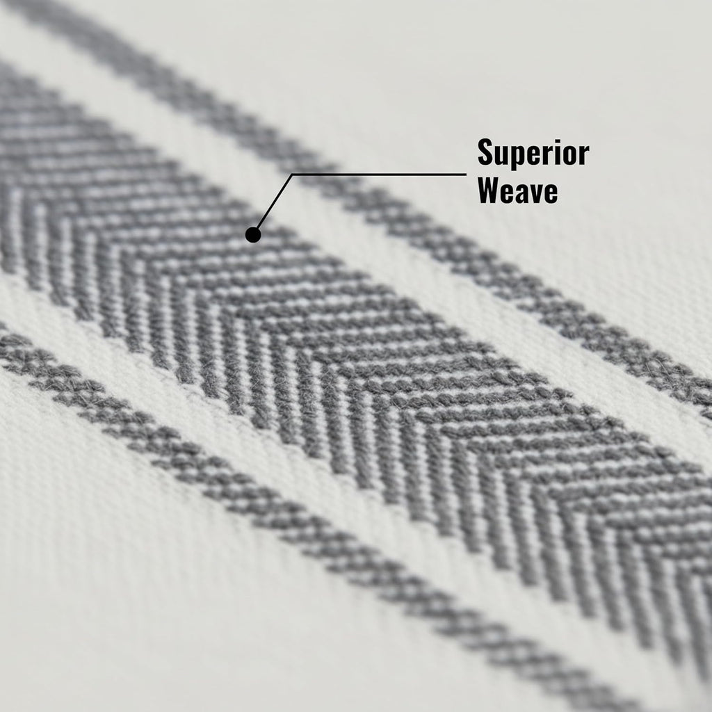 Kitchen Towels | Tea Towel for Craft| Cotton Dish Towels| Reusable Bulk Cleaning Cloths Grey Hand Towels| Soft Super Absorbent Quick Dry Dish Rags Machine Washable 6 Pack 15" x 25"