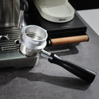 Espresso Dosing Funnel Compatible with Barsetto, Calphalon Temp IQ 58mm Portafilter, Aluminum Alloy, Silver
