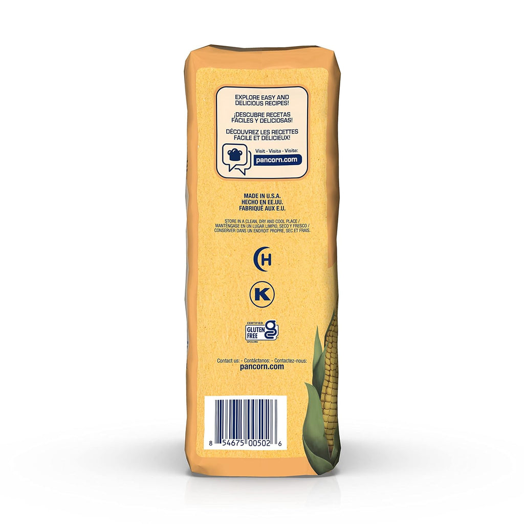 P.A.N. Yellow Corn Meal – Pre-cooked Gluten Free and Kosher Flour for Arepas, 2.27 kg (5 lb) (Pack of 4)