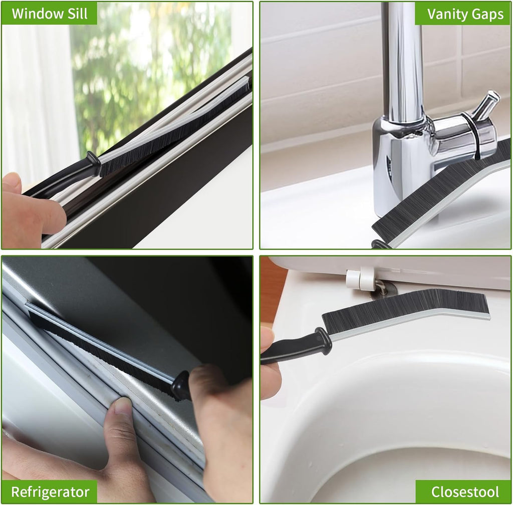 Crevice Cleaning Brush,10 Pcs Cleaning Supplies Cleaning Brush Tools,Hard Bristle Crevice Brush for Household Use Bathroom Tiles Kitchen Practical and Durable