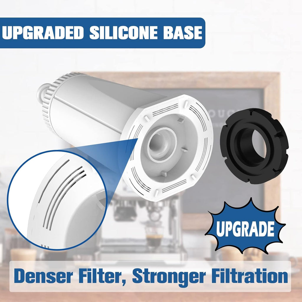 8 Pack Replacement Water Filter for Breville Espresso Machine Barista Touch Bes880, Barista Pro BES878, Oracle Touch BES990, Oracle BES980, Dual Boiler BES920 Bambino ClaroSwiss Sage by Funmit