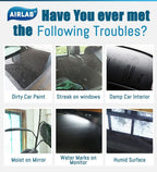 Streak Free Miracle Cleaning Cloths Easy Clean Nanoscale, Pack of 8, 12'' x 16'', Microfiber Polishing Windows Glass Lint Free Rags Stainless Steel Car Kitchen Reusable