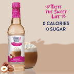 Jordan's Skinny Syrups, Hazelnut Coffee Syrup, Sugar Free, 25.4 Ounces (Pack of 2), Zero Calorie Drink Flavoring & Mixes