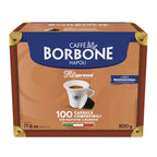 Caffè Borbone Nespresso Compatible Espresso Pods, Medium Roast Arabica and Robusta Blend, Intense Aroma and Full-Bodied Flavor, Blue Blend, 100 Pods