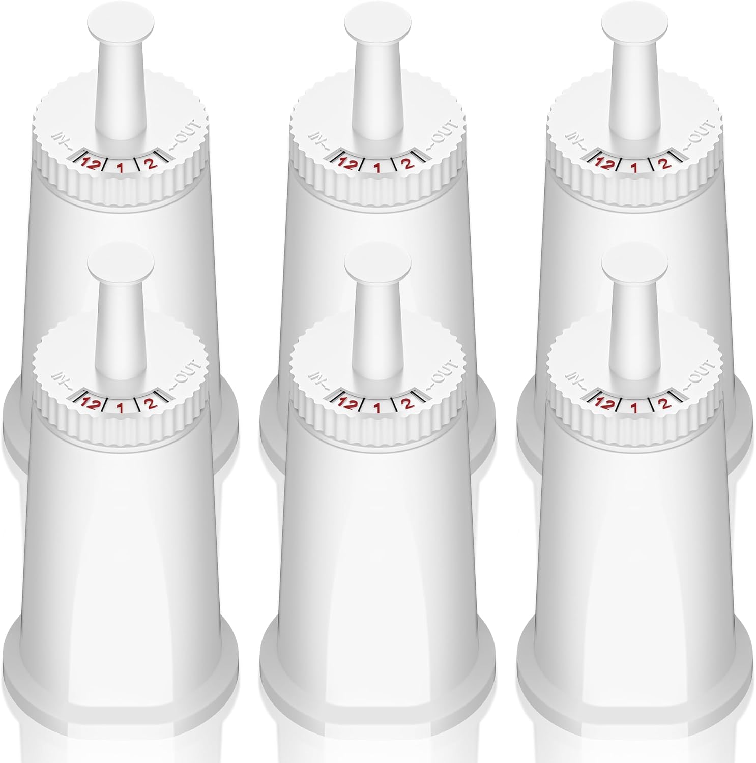 Replacement Water Filter for Breville Espresso Machine Barista Touch BES880, Barista Pro BES878, Oracle Touch BES990, Oracle BES980, Dual Boiler BES920 Bambino ClaroSwiss Sage, 6 Pack