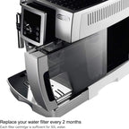 Coffee Machine Filters Replacement for DeLonghi Filter DLSC002, Water Filter Cartridges Activated Carbon Softener, Compatible with ECAM, ESAM, ETAM, BCO, EC. (Pack of 4)