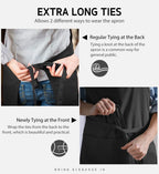 Syntus 12 Pack Bib Apron, Unisex Aprons Adjustable Thicker Version Waterdrop Resistant with 2 Pockets Cooking Kitchen Aprons for Women Men Chef, BBQ Drawing Apron Bulk, Black