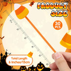 30 Pcs Halloween Swizzle Sticks Plastic Coffee and Cocktail Stirrers Fall Thanksgiving Drink Stirrers Cocktail Mixers for Halloween Fall Autumn Party Tea Coffee Bar Decoration(Popcorn)