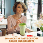 Fanale Kiwi Popping Boba Pearls, Vegan, Non GMO, Gluten Free, Fat Free, Perfect for Bubble Tea, Smoothies, Ice Cream, Desserts, and Beverages.