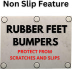 Marble Cheese and Pastry Board 16 x 12 Inch – Natural Carrara White Marble Cutting Board and Serving Tray for Dough, Bread, Pizza, Charcuterie – Heavy, Non-Slip, Gift-Ready.