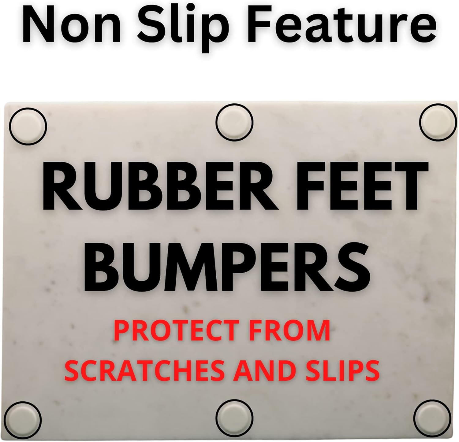 Marble Cheese and Pastry Board 16 x 12 Inch – Natural Carrara White Marble Cutting Board and Serving Tray for Dough, Bread, Pizza, Charcuterie – Heavy, Non-Slip, Gift-Ready.