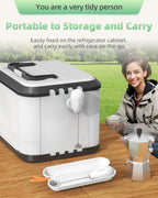 Rechargeable Milk Frother Handheld, Travel Portable Frother Wand for Coffee, USB C Electric Whisk with Stand & Case, Waterproof Hand Drink Mixer for Lattes, Cappuccino, Matcha, Egg (White)