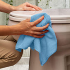 Avalon Towels Microfiber Cleaning Cloths (Value Pack of 48) Size 16" x 16", Highly Absorbent Cleaning Rags, Lint Free Cleaning Towels, Reusable and Washable, Microfiber Towels for Cars (Blue)