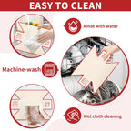 2Pcs Silicone Bread Loaf Pan Liners, Extra Thick Silicone Baking Mat for Dutch Oven, Non-Slip & Easy Clean Reusable Sourdough Bread Baking Supplie - For Bread, Cookies, Pastry (red)