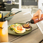 Silicone Basting Brush & BBQ Sauce Bottle - 16 oz Basting Bottle Dispenser for Grilling - Perfect Grill Brush for Marinades