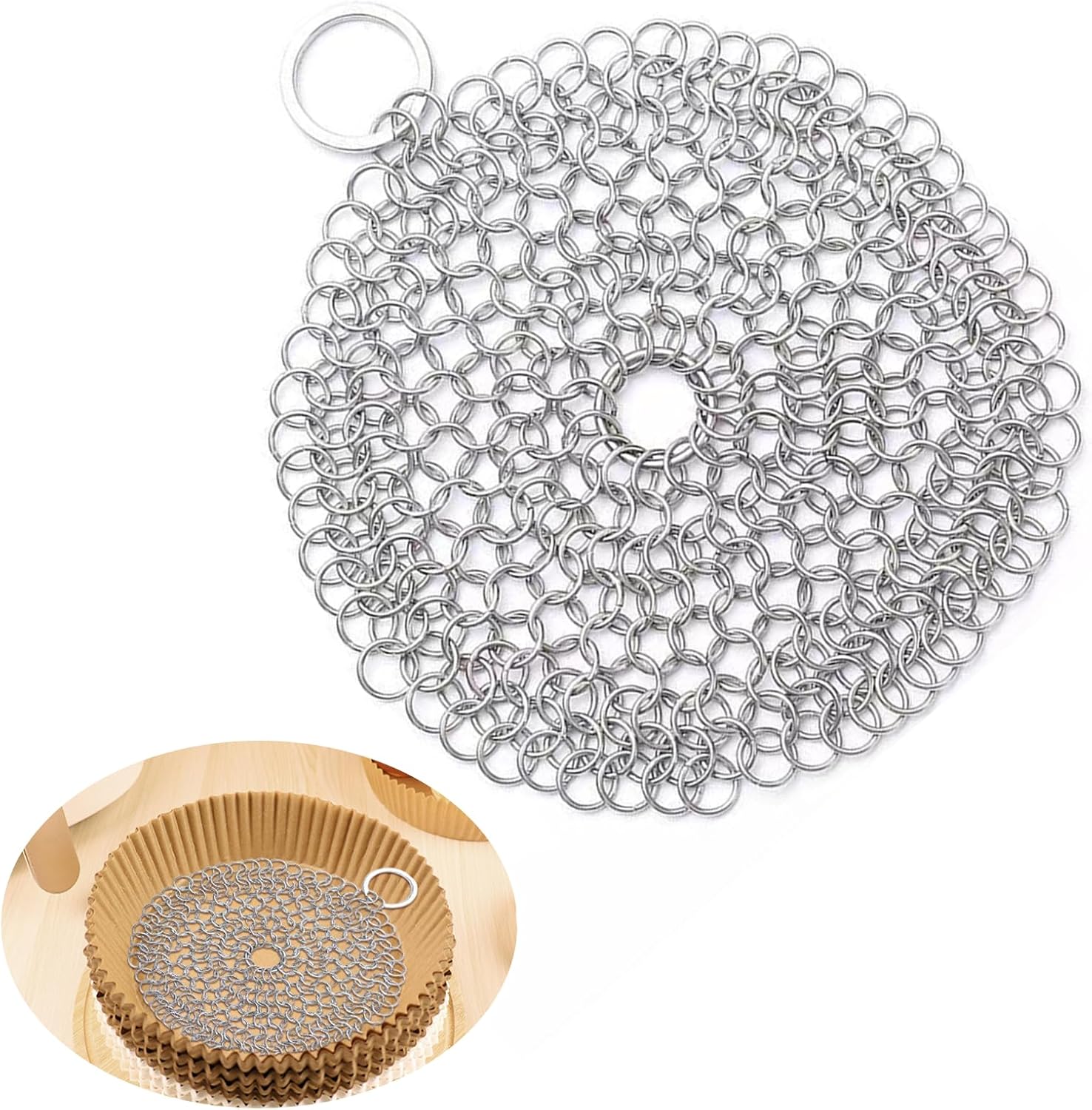 1 Pcs Stainless Steel Pie Weights, Universal Weights Suitable for 7-10 Inch Pies, Replacement for Traditional Ceramic Baking Weights, Suitable for Home Bakers and Professional Chefs