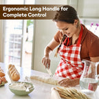 MOJOHAND Bread lame for Dough, Magnetic & Reusable Bread Lame Dough Scoring Tool, Anti-Slip Handle with Long Retractable Razor blades, Sourdough Scoring tool for Bread Making(Off-white)