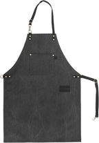 No-Tie Canvas Apron Heavy-Duty 16OZ Work Apron with Front Pocket Extra Long Straps Adjustable M–XXL