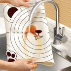 Little Bear Pastry Mat Set:Silicone Pastry Mat with Cake Scraper Rolling Pin Pastry Brush for Baking (standard, count, 4)