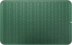 Silicone Dish Drying Mat for Multiple Usage,Easy clean,Eco-friendly,Heat-resistant Silicone Mat for Kitchen Counter or Sink,Refrigerator or Drawer Liner Green 3XL 28 inches x 18 inches