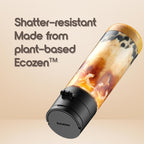 BobaMate® 25 oz Reusable Boba Cup & Tumbler with Lid, Straw, & Handle – Iced Coffee, Smoothie, Iced Matcha Cup – Spill-Proof, Shatter-Resistant, BPA-Free – Honeydew