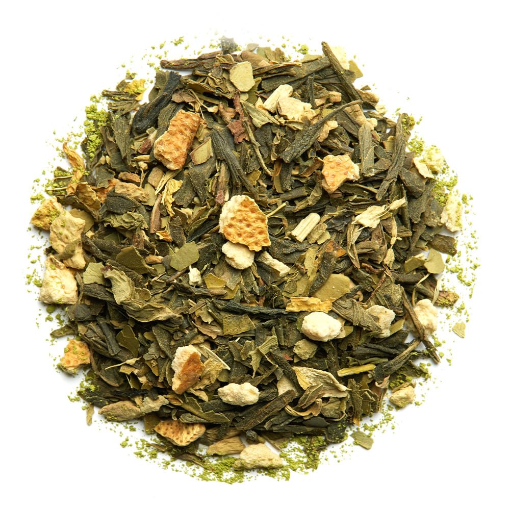 Palais des Thés - Sunrise Wake Up - Green Tea, Mate & Grapefruit - 3.5oz Loose Leaf Metal Gift Tin, Serves 20-25 Cups