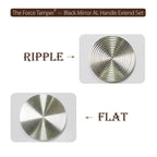 The Force Tamper Automatic Impact Adjustable Constant Pressure and Autoleveling Coffee Tamper Black Mirror Jellyfish AL Handle Set Pro (Extend Set, 58.35mm)