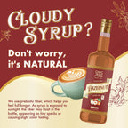 ChocZero Sugar Free Hazelnut Syrup for Coffee - Keto Flavoring Syrups - Low Calorie Simple Syrup for Flavored Drinks – 25.4 Fluid Ounces