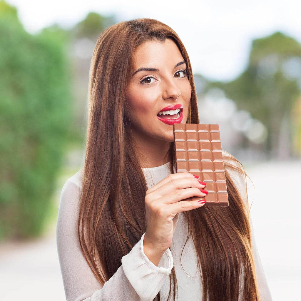 4 PCS Break-Apart Chocolate Molds, Non-Stick Chocolate Bar Molds Silicone Candy Bar Molds for Protein Energy Bar