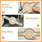 Silicone Bread Sling for Dutch Oven Baking, 2 PCS Easy Clean and Reusable Sourdough Silicone Baking Mat with Long Handles, Non Stick, Easy to Transfer Sourdough Bread, Grey