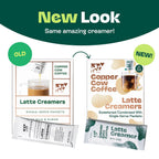 Copper Cow Coffee Sweetened Condensed Milk Coffee Creamer Singles (8 pack) | Vietnamese Inspired Coffee Creamer, All Natural Creamer Packets for Pour Overs & Lattes | No Refrigeration Needed