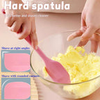 8 Pieces Silicone Spatulas, 11 inch Heat-Resistant Non-stick Spatulas with Stainless Steel Core for Cake Cream Cooking Gadget by COLOGO (11 inch)