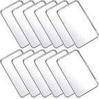 Mimorou 12 Pcs Baking Sheet Stainless Steel Cookie Small Metal Sheet Pans Professional Rectangle Oven Trays Kitchen Baking Cooking Oven and Toaster, Dishwasher Safe(10.2 x 5.9 Inch)