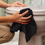 Avalon Towels Microfiber Cleaning Cloths (Value Pack of 36) Size 16" x 16", Highly Absorbent Cleaning Rags, Lint Free Cleaning Towels, Reusable and Washable, Microfiber Towels for Cars (Black)