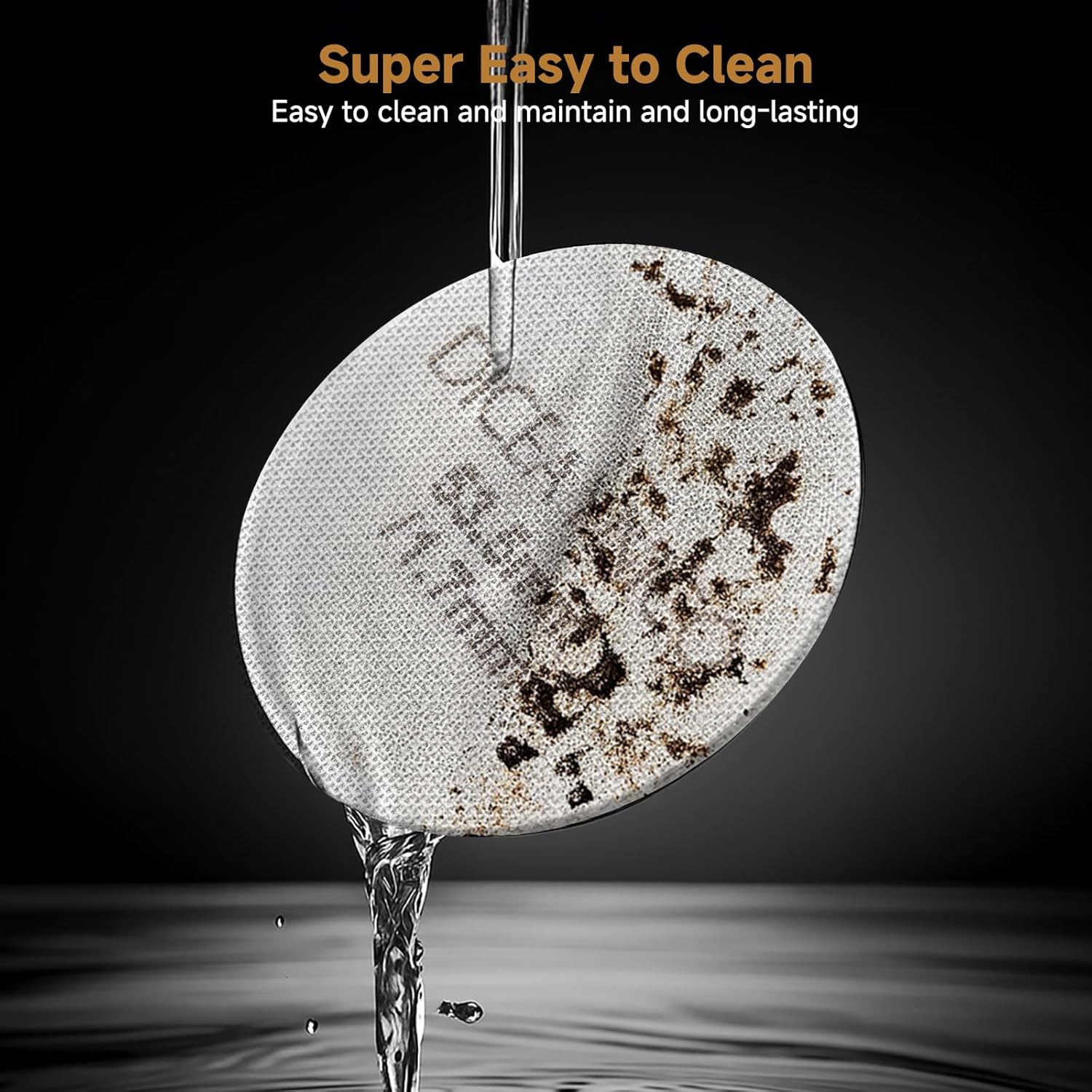 2 Pieces Espresso Puck Screen,Metal Coffee Filter,1.0mm & 1.7mm Thickness 150μm - 316 Stainless Steel,Reusable Barista Espresso Filters for Espresso 53.5mm Portafilter Filter Basket