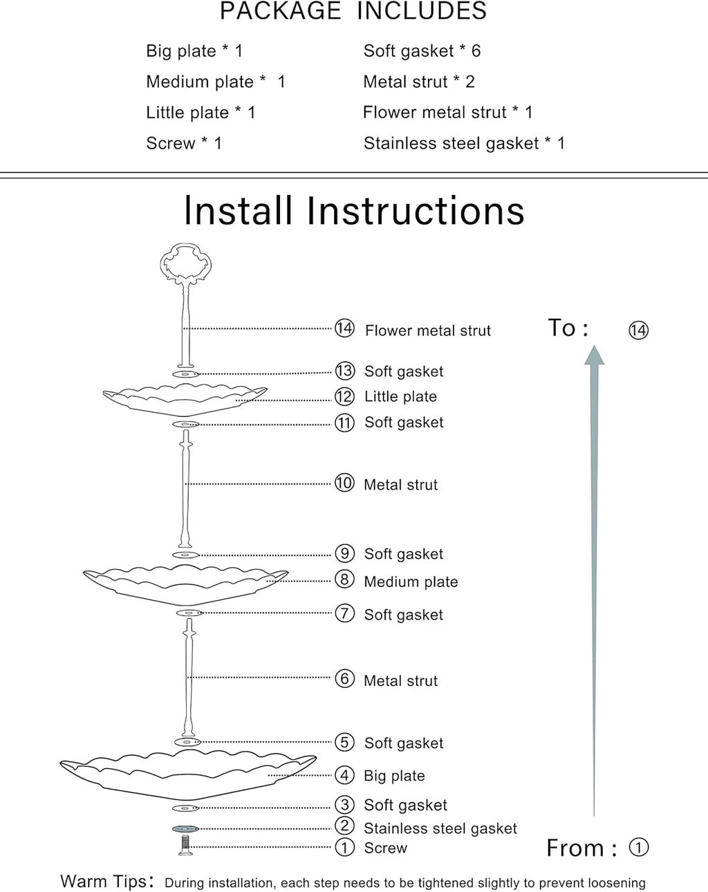 Sumerflos 3 Tier Porcelain Cupcake Stand, Tiered Serving Cake Stand, Square White Embossed Dessert Stand, Weddings Parties Pastry Serving Tray