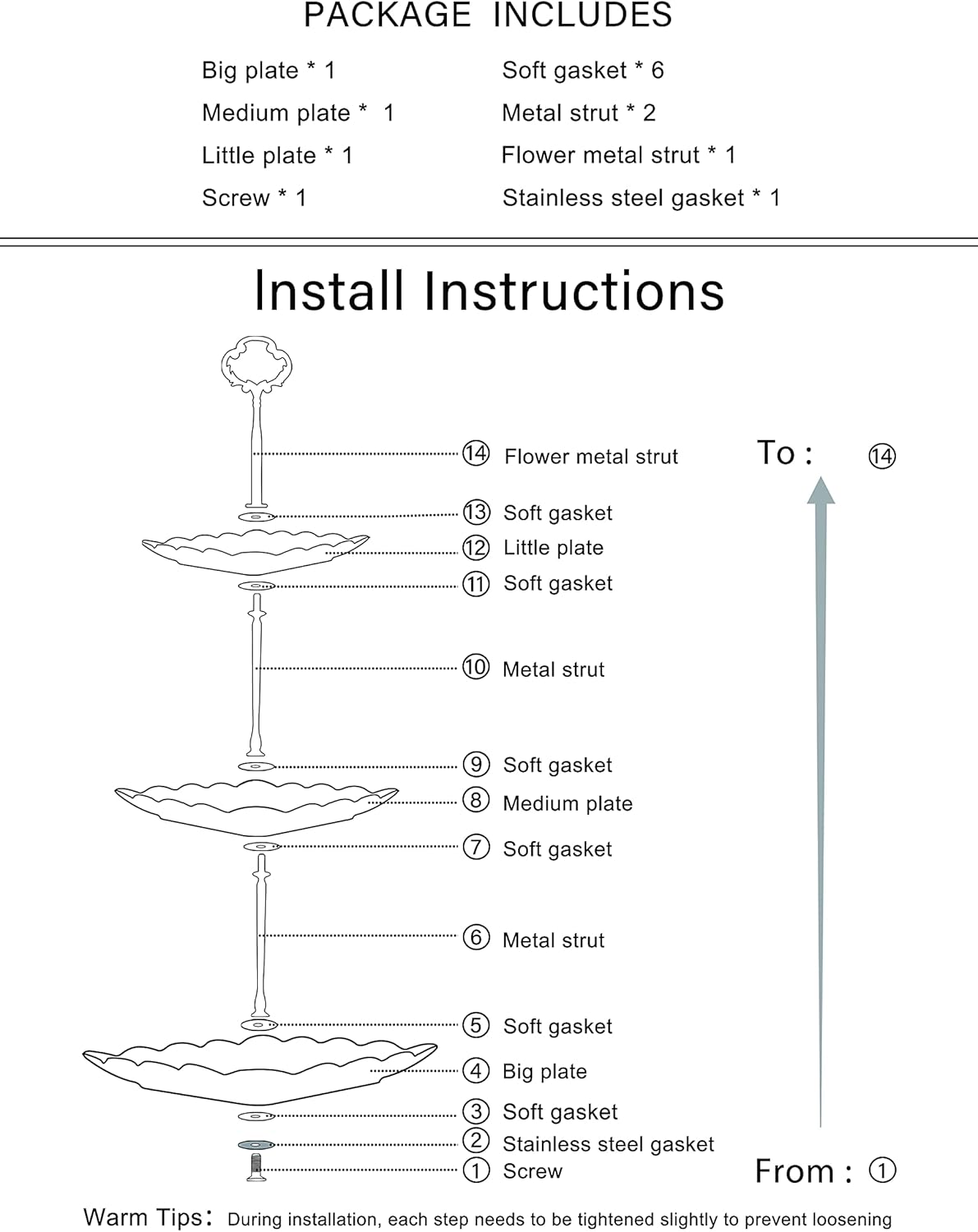 Sumerflos 3 Tier Porcelain Cupcake Stand, Tiered Serving Cake Stand, Square White Embossed Dessert Stand, Weddings Parties Pastry Serving Tray